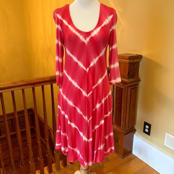 NWT Tie-dye Barbie Pink Dress Wmn's S - Picture 1 of 9
